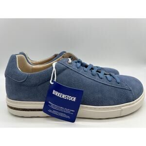 Birkenstock Bend Low Elemental Blue Suede Shoes Size W11/M9 NEW